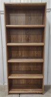 (AB) Wooden 4-Shelf Bookcase(72"x30"x12")