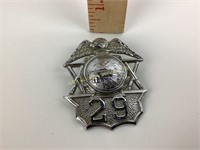 Obsolete Ohio state police hat badge