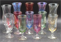 (KC) Avon National Convention Wine Glasses 8 inch