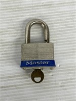 Master padlock with key