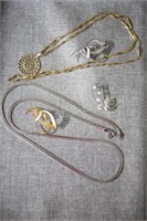 Bond Boyd Sterling Brooches, & VEN Chain
