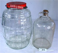 (2) Large Jars