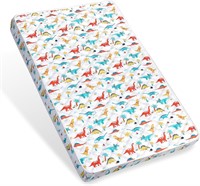 Dual-Sided Crib Mattress 52x27.6x3  Dino