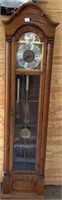 Grandfather clock, 73 inches tall 16 1/2 inches