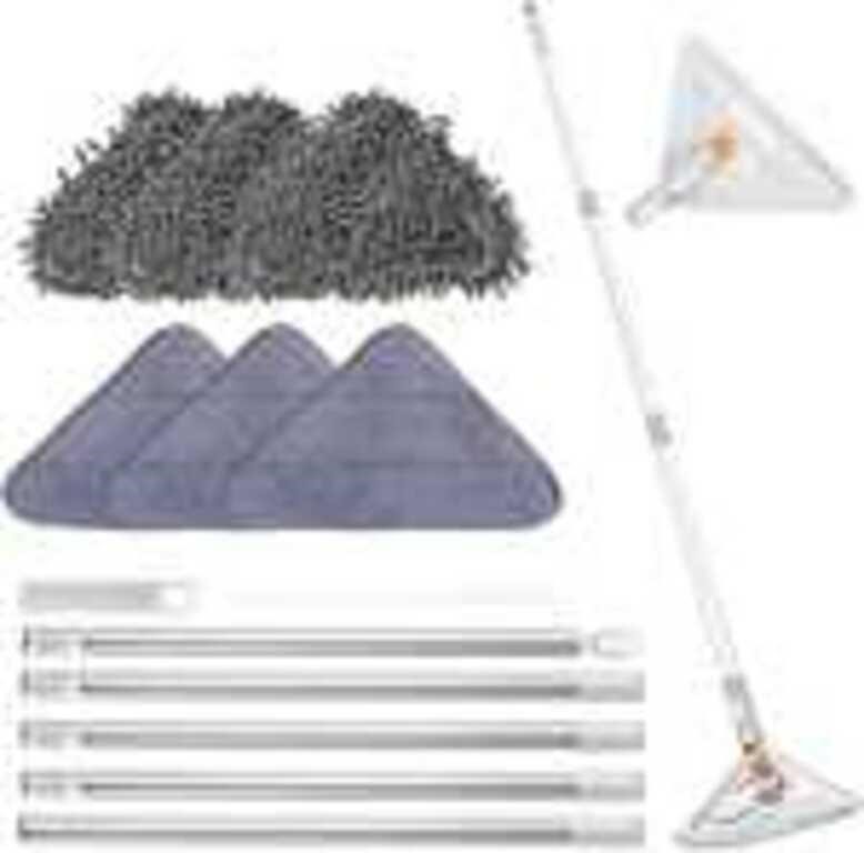 Long Handle Wall Mop Set