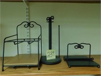 Longaberger Wrought Iron Shelf, Paper Towel -