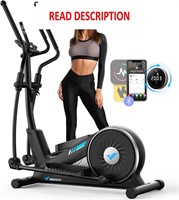 MERACH Elliptical with App  16-Level Black