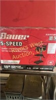 Bauer 5 speed 10” drill press