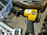 yellow pit crew impact wrench air operated