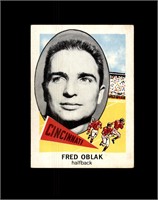 1961 Nu-Card #115 Fred Oblak VG-EX to EX+