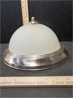Frosted Covered Ceiling Light Fixture