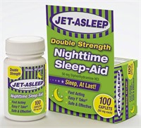 Jet-Asleep Double Strength Nighttime SleepAid 100c