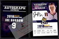 JBurrow 2018 Autograph Express c rc facsimile auto