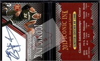 GAntetokounmpo Iconic Ink rookie facsimile auto