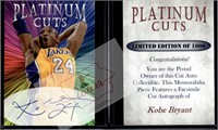 Kobe Bryant Platinum Cuts facsimile auto