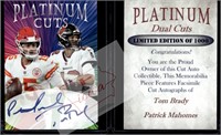 TBrady PMahomes Platinum Cuts facsimile autos