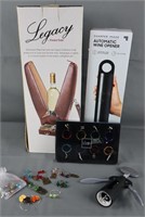 Automatic Wine Opener,Mikasa Charms and Wine Set