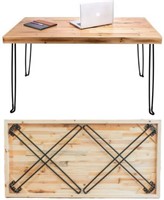 Folding Desk Portable Wood Table 47"x 24" |