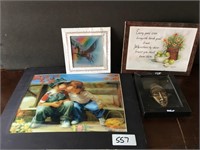 Set Of Picture Frame Art Including Lenticular