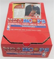 Box Full of 1990-91 NBA Hoops Series II