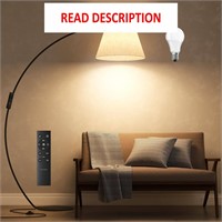 Arc Floor Lamp  71 Inch  Dimmable  LED  Black**