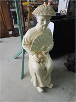 33in tall oriental statue