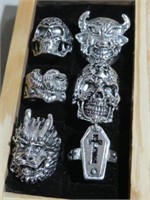 6 COOL GOTHIC RINGS