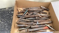 Cold chisels, misc chisels
