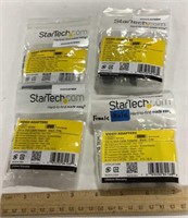 4 StarTech DVI-I to VGA cable adapter black F/M