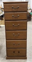 Verticle chest, 6 drawers, 17 1/2"x13 1/2"x46"
