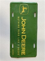 Vintage John Deere License Plate