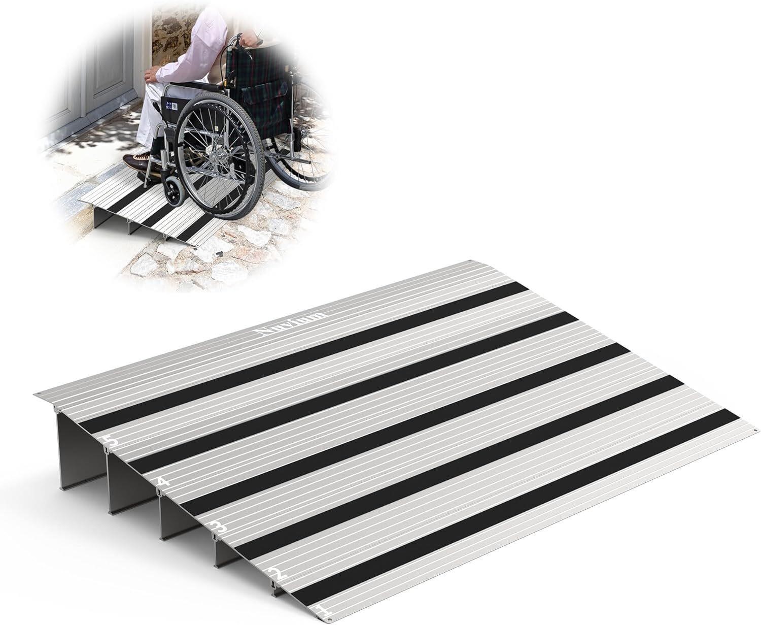 5 Rise Threshold Ramp  Aluminum  800lbs