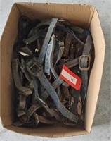 box of assorted halters