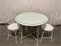 Ice Cream Parlor Table & Chairs Set