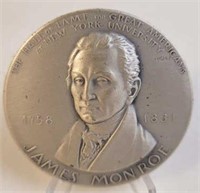 James Monroe Great American Silver Medal