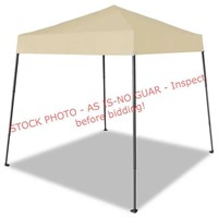 Crown shades 6.5ft.x6.5ft.backpack canopy-beige