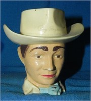 1950's Roy Rogers Plastic Head Cup
