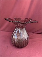 Vintage Large Hand Blown Purple Glass Vase
Small
