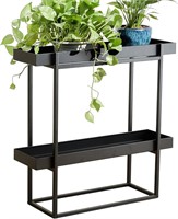 2 Tier Plant Stand - 29 x 9 x 28 Inches.