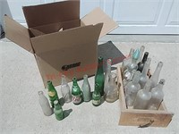 Pop Bottles & vtg. bottles