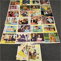 32 vintage movie lobby cards 50's, 60's 70's