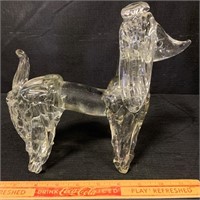 UNIQUE MID CENTURY MURANO GLASS DOG