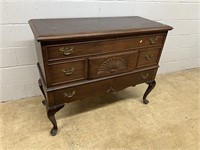 Mahogany Lehnware Queen Anne Style Cedar Chest