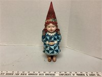 Jim Shore female gnome yard ornament