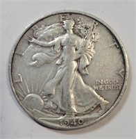 1940-S Walking Liberty 1/2 Dollar
