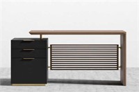 Rove Concepts Georgio Desk -Black Oak (Incomplete)