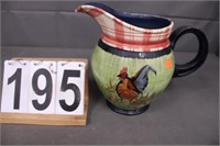 Tracy Porter Stonehouse Farm Rooster Pitcher