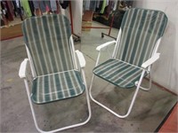 Pair of Folding Lawn Chairs