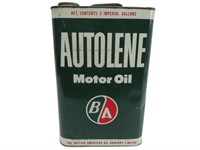 B/A AUTOLENE 2 GALLON MOTOR OIL CAN