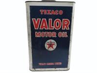 TEXACO VALOR 2 GALLON MOTOR OIL CAN